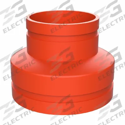 GRUVLOK Metal Pipe Elbow: Concentric Reducer, 10 in x 6 in - Grooved Pipe Fittings