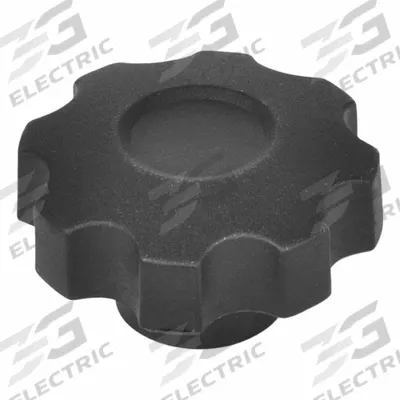 JW WINCO Hand Knobs; Eight-Lobed Knobs: Plastic w/ Brass Thread, M10 Thread - 8-Arm Knobs with Threaded Hole