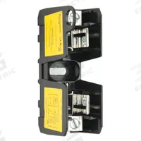 BUSSMANN Fuse Block: Open Block Design, 1 Pole, 600 V AC, Box Lug, Non-Indicating (MPN JM60030-1CR). Key specifications — Brand: BUSSMANN.