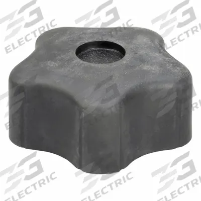 INNOVATIVE COMPONENTS Hand Knob: 5 Point, Plastic w/ Steel Thread, 3/8"-16 Thread - 5-Arm Knobs with Threaded Hole