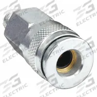SPEEDAIRE Quick Connect Hose Coupling: 3/8 in Body Size, 3/8 in Hose Fitting Size, Push-to-Connect (MPN 30E722). Key specifications — Thread Size: 3/8"-18; Coupling Locking Type: Push-to-Connect; Brand: SPEEDAIRE.