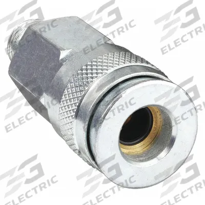 SPEEDAIRE Quick Connect Hose Coupling: 3/8 in Body Size, 3/8 in Hose Fitting Size - Universal Interchange Brass/Steel Quick-Connect Air Coupling Bodies