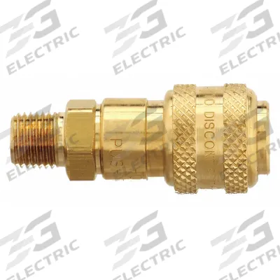 DIXON VALVE & COUPLING Quick Connect Hose Coupling: 1/4 in Body Size - Industrial Interchange Brass Quick-Connect Air Coupling Bodies