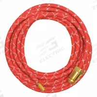 MILLER ELECTRIC Power Cable: 12 1/2 ft, 1-Piece, Braided Rubber, 45V03R (MPN 45V03RR). Key specifications — Reference Number: 45V03R; Cable Material: Braided Rubber; Brand: MILLER ELECTRIC.