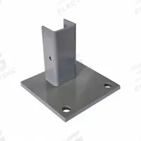 LYON LLC Footplate: 4 in x 4 in x 3 1/2 in, Bulk Storage Rack, Steel, Powder Coated, Gray (MPN DD65130-4x4). Key specifications — Manufacturer Part Number: DD65130-4x4; Material: Steel; Compatible Product Type: Bulk Storage Rack; Finish: Powder Coated; Includes: Hardware; Brand: LYON LLC; Color: Gray.