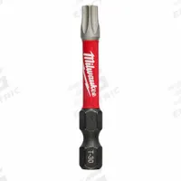 MILWAUKEE Power Bit: Power Bit, T30 Bit Size, Imperial, Torx® Head, T30 Bit Industry Size, Std, Hex (MPN 48-32-4487). Key specifications — attr1119738: Hex; attr1119735: Imperial; attr1119740: Standard; attr1119734: Alloy Steel; attr1119737: Power Bit; attr1119741: MILWAUKEE.