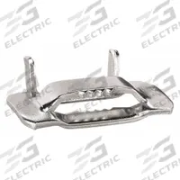 BAND-IT Strapping Buckle: Fits 3/4 in Strap Wd, Stainless Steel, 50 Qty, Flat, Regular Duty, 50 PK (MPN GRC456). Key specifications — Material: Stainless Steel; Brand: BAND-IT; Stainless Steel Grade: 316; Surface Type: Flat.
