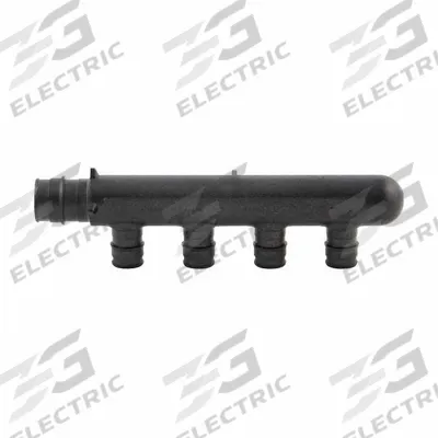 UPONOR Multi-port Tee: Polymer, 1 in, 1/2 in, 1 Inlets, 4 Outlets - Plumbing & Heating Branch Manifolds