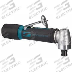 DYNABRADE Die Grinder: Right Angle Tool, 0.4 hp Horsepower, 20,000 RPM Max. Speed, 1/4 in Female NPT (MPN 46001). Key specifications — attr1320532: Right Angle; attr1320525: Tool Only; attr1320526: DYNABRADE.
