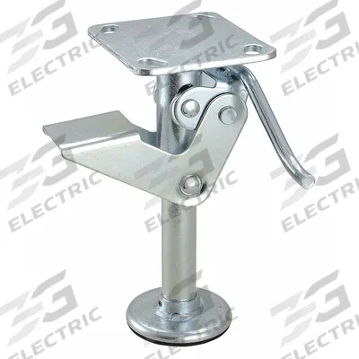 APPROVED VENDOR Floor Lock: For 8 in Wheel Dia, 8 3/4 in Floor Lock Retracted Ht - General Purpose Floor Locks