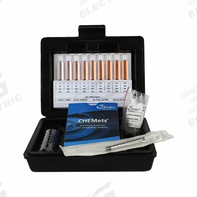 CHEMETRICS Water Quality Test Kit: Iron, 50 to 500 ppm, 50 ppm - Water Quality Test Kits