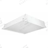 COLUMBIA LIGHTING Recessed Troffer: 2 ft Lg, 2 ft Wd, 3,365 lm, 3500K, 31 W, 120 to 277V AC (MPN LJT22-35MLG-FSA12-EDU). Key specifications — attr1261884: 120 to 277V AC; attr1261878: COLUMBIA LIGHTING; attr1261883: U-Bend T8; attr1261870: 3500K; attr1261880: Yes.