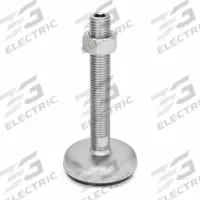 JW WINCO Male-End Leveling Mount: Swiveling Stud, 3/4"-10 Thread Size, 3.15 in, 4,271 lbf Capacity (MPN 31-80-3/4X10-100-B1-UK). Key specifications — Base Shape: Round; Load Capacity: 4,271 lbf; Thrust Pad Material: Buna-N; Includes: Nut.