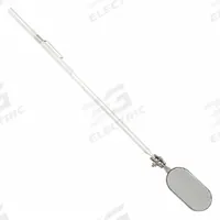 WESTWARD Inspection Mirror: 2 in L x 1 in W Mirror Size, Mirr. Mat. Glass, Mirr. Shp. Oval (MPN 1VTY8). Key specifications — attr1004918: WESTWARD; attr1004923: Aluminum; attr1016088: Wheels Not Included.