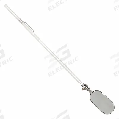 WESTWARD Inspection Mirror: 2 in L x 1 in W Mirror Size, Mirr. Mat. Glass - Standard Inspection Mirrors