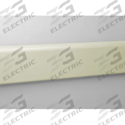 PAWLING Wall Guard: WG-4, PVC, Ivory, 4 in Overall Ht - PVC Crash Rails & Bumper Guards