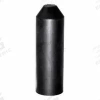 ELECTRIDUCT Heat Shrink End Caps: 25 Pk, 0.8 in I.D. Before Shrinking, 0.29 in I.D. After Shrinking (MPN HSEC-075-UV-BK-25PK). Key specifications — Shrink Tubing Properties: UV Light Resistant; Shrink Ratio: 3:1; Temp. Range: -55°C to 110°C; Brand: ELECTRIDUCT; _Pack Size: 25.