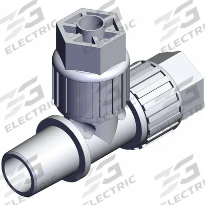 SMC High Purity Fitting: 1/4 in OD x 1/4 in OD x 1/4 in Pipe/1/4 in - PFA Compression Tube Fittings