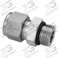 HAM-LET Compression Fitting Adapter: 1 in OD x 1 5/16 in Pipe Fitting Size, Tube x ORB (MPN 768LOB SS 1 X1-5/16-12). Key specifications — Series: Let-Lok; Compatible Fitting Brands: Parker A-LOK; Brand: HAM-LET; Fitting Size: 1 in OD x 1-5/16 in Pipe.