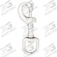 LUCKY LINE PRODUCTS Snap Hook: 1 Snaps, Slide Bolt, Zinc, 3/8 in Opening Size, 3 1/2 in Overall Lg (MPN 4FCG8). Key specifications — Application Restrictions: Not For Lifting; Brand: LUCKY LINE PRODUCTS; Opening Type: Slide Bolt.