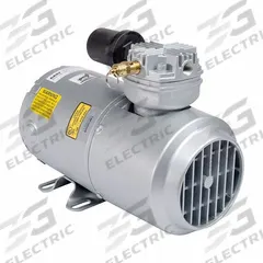 GAST Piston Air Compressor: 0.333 hp, 1 Phase, 12V DC, 100 psi Max Continuous Pressure, 2.1 cfm (MPN 2HAH-251-M322A). Key specifications — attr50761: 12V DC; attr50712: GAST; attr51763: 1.