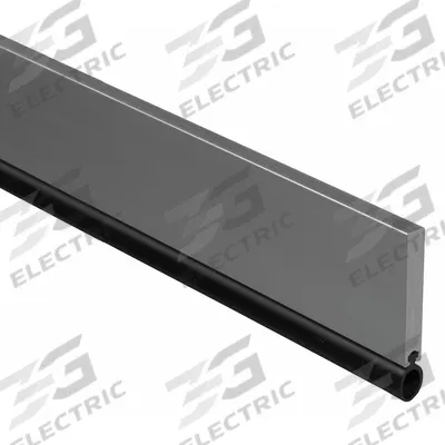 NATIONAL GUARD Door Weatherstripping: Bulb Insert, 7 ft Lg, 1 11/16 in Wd - Metal Leaf Weatherstripping