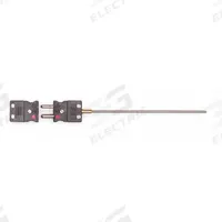 TEMPCO Thermocouple Probe: 32°F to 2,300°F /0°C to 1,260°C, Type K, Rounded Tip, 24 in Probe Lg (MPN MTA01183). Key specifications — attr1275752: 0.25 mm; attr1275763: ±2.2 °C or ±0.75 %, Whichever is Greater; attr1275765: MTA01183; attr1275769: TEMPCO.