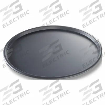 CHICAGO METALLIC Pizza Pan: 12 in Overall Dia, Anodized Aluminum, Solid, 14 ga Gauge - Pizza Pans