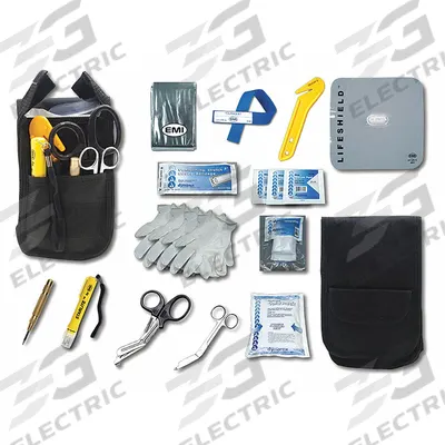 EMI First Response Holster Set: 5 in L x 2 3/4 in W x 8 1/2 in H, Material Nylon - EMS Rescue Holsters