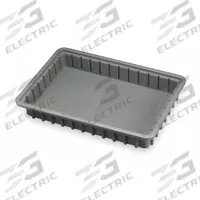 METRO Drawer Tote for Medical Carts: 3 in Overall Ht, 16 1/2 in Overall Wd, 11 in Overall Dp, Gray (MPN MBA162). Key specifications — Color: Gray; Includes: (1) Tote; Brand: METRO.