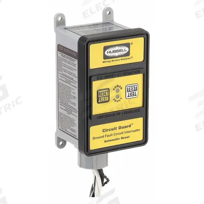 HUBBELL WIRING DEVICE-KELLEMS Hard Wired GFCI: 30 A Amps, 120V AC, Single Phase, 4X - Hardwired GFCIs