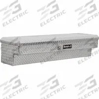 BUYERS PRODUCTS Lo Sider: Side-Mount Truck Box, Aluminum, 13 in Overall Ht, 47 in Overall Wd, Silver (MPN 1713015). Key specifications — Brand: BUYERS PRODUCTS; Color: Silver; Latch Type: Push Button.