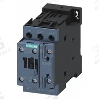 SIEMENS IEC Power Contactor: Non-Reversing, 3 Poles, 3NO Contacts, 17 A, 24V DC Coil (MPN 3RT20251KB40). Key specifications — Brand: SIEMENS; Integrated Surge Suppression: Yes.
