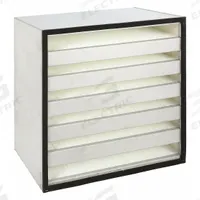 GRAINGER HEPA Air Filter: 24 in x 24 in x 12 in, 99.99% Filter Efficiency, Downstream Face (MPN 2GHG7). Key specifications — Brand: GRAINGER; Frame or Header Material: Galvanized Steel.
