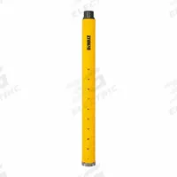 DEWALT Core Bit: 1 3/8 in Core Dia, 14 in Max Drilling Dp, 24 in Overall Lg (MPN DW55009). Key specifications — attr253756: Block; attr277144: DEWALT.
