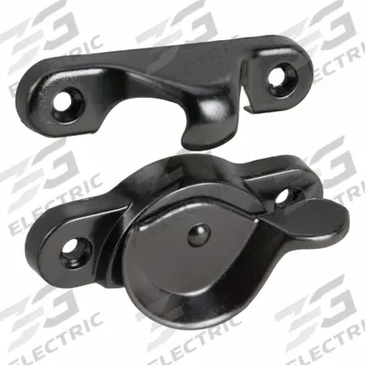 APPROVED VENDOR Window Latch: Sweep Lock, Handle Not Included, 5/8 in Overall Lg, Frame - Window Sash Locks