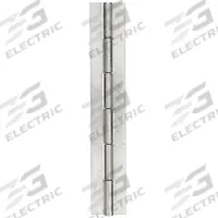 APPROVED VENDOR Piano Hinge: Stainless Steel, 72 in Leaf Ht, 1 in Leaf Wd (MPN 2ZFT6). Key specifications — Material: Stainless Steel.