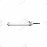 Surface Mount Fixture: 6,800 lm, 5000K, 50 W, 120/277V AC, Polycarbonate, 4 1/2 ft Lg, 2 1/2 in Wd (MPN FXLDTF50PC5K). Key specifications — Voltage: 120/277V AC; NEMA Enclosure Rating: 4X; Housing Material: Polycarbonate; Color Temperature: 5000K; Brand: IRONCLAD; Emergency Battery Backup: No.