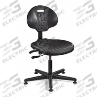 BEVCO Office Chair: Black, Plastic Material, 12 1/2 in Back Ht, 18 1/2 in Seat Wd, 17 in Seat Dp (MPN 7001-BLK). Key specifications — attr982877: Black; attr982913: Yes; attr982865: Black; attr982870: BEVCO; attr982901: Black.