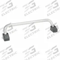 JW WINCO Folding Pull Handle: Unthreaded Holes, Stainless Steel, Silver, 0.39 in, 4.33 in Grip Lg (MPN 425.5-120-NI). Key specifications — Screw Size: 1/4 in; Brand: JW WINCO; Color: Silver.
