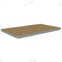 TENNSCO Shelf: 84 in x 42 in, 1,750 lb Load Capacity, Particleboard, Gray, Shelf (MPN ZLCS-8442D). Key specifications — Decking Material: Particleboard; Includes: (4) Beams; Decking Finish: Unfinished; Shelf Configuration: Single Straight; Color: Gray; Frame Material: Steel; Brand: TENNSCO; Frame Finish: Zinc Plated.