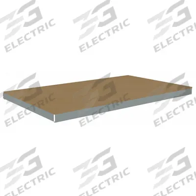 TENNSCO Shelf: 84 in x 42 in, 1,750 lb Load Capacity, Particleboard, Gray - Particleboard Decking Shelf Kits for Boltless Shelving