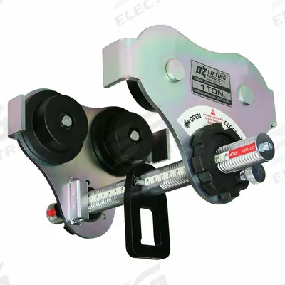 OZ LIFTING PRODUCTS Push Beam Trolley: Push - Push Trolleys for Hoists