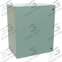HAMMOND Electrical Enclosure: Steel, 36 in x 30 in x 20 in, NEMA 12/3R/4, Solid Cover, Hinged (MPN EN4SD363020GY). Key specifications — Closure Method: 1/4-Turn Latch; Brand: HAMMOND; Knockouts: Not Included.