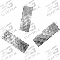 3M Conductive Electrical Tape: Square, 1/2 in x 1/2 in, 5 mil Thick, 600 V Volt Rating, Silver (MPN 1267)