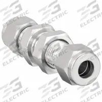 HAM-LET Compression Fitting Union: 6 mm OD x 6 mm OD Fitting Size, Compression x Compression (MPN 774L-SS-6MM). Key specifications — Compatible Fitting Brands: Let-Lok; Brand: HAM-LET.