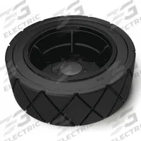 TENNANT Tire and Rim: Rubber, 6 in Overall Lg, Black (MPN 4037134). Key specifications — Material: Rubber; Product Type: Tire and Rim; Brand: TENNANT.