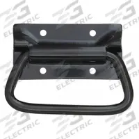 MONROE PMP Folding Pull Handle: Unthreaded Holes, Steel, Black, #10 Screw Size, 0.31 in (MPN PH-0286). Key specifications — Brand: MONROE PMP; Projection Type: Non-Recessed; Material: Steel; Finish: Polished Zinc; Color: Black; Folding Type: Folding; Mounting Type: Unthreaded Holes; Screw Size: #10.