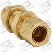 PARKER Compression Fitting Union: 1/4 in OD x 1/4 in OD Fitting Size, Compression x Compression (MPN 62PCABH-4). Key specifications — attr1195695: PARKER.