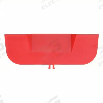 LISTA Drawer Divider: 1 1/2 in Overall Ht, 3 in Overall Lg, Red - Dividers for Lista Modular Drawer Cabinets